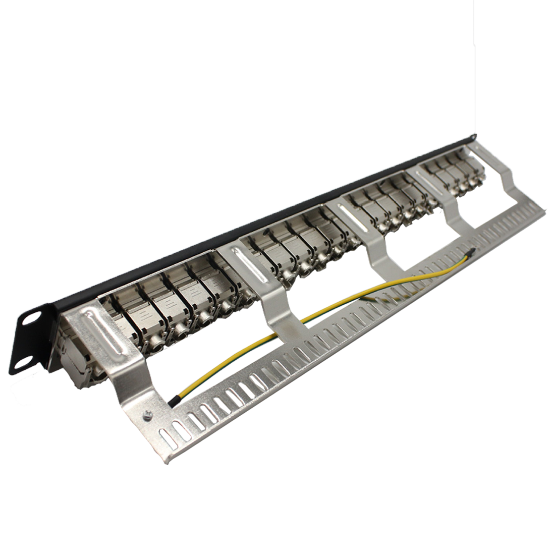 แผงแพทช์ 24 พอร์ตโดยไม่มีแจ็ค Keystone คุณภาพสูง แผงแพทช์ 24 พอร์ตโดย
