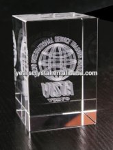 Nice crystal 3d laser model with logo