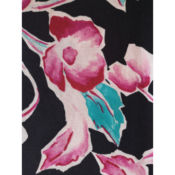 Hand-draw Rayon Challis 32S Printing Fabric