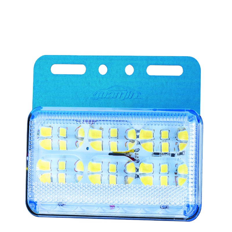 43 LEDS 12V تحذير من السلامة ضوء الجانبية