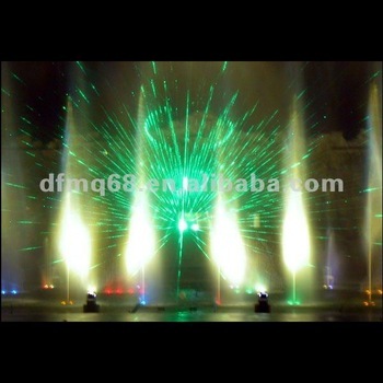 laser projecting apparatus water screen fountian