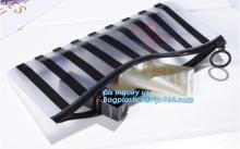 PVC slider bag plastic zipper bag vinyl cosmetic bag, Clothes Packaging Suited Frosted bags, PVC/EVA Vinyl Slider Top Zipper Bag