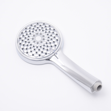 Square hand held fan powered shower head