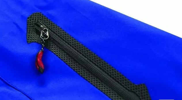 Waterproof zipper strap for outdoor jacket