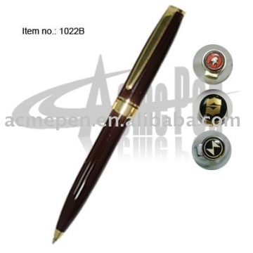 Metal ball pen cheap logo pen