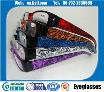 Celluloid eyeglass frame covers sheet
