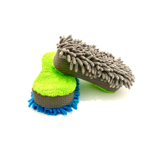 Premium Microfiber Car Wash Pad - Plush Soft Customized Chenille Cleaning Sponge