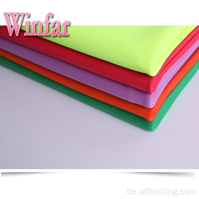 Futter 75D Polyester Knit Interlock Fabric Textile