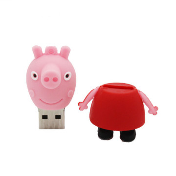 Unidad flash USB Piggy de dibujos animados