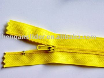 Finished zipper,plastic nylon zipper,kinds of zipper