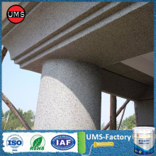 Textured paint for exterior walls