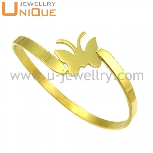 New arrival high quality fashion gold butterfly designs bracelet for women (B0106-1 )