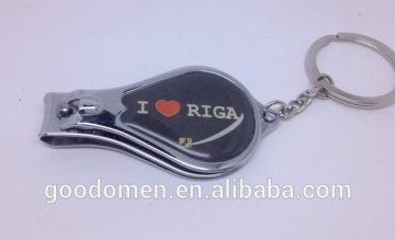 nail clipper keychain , keyring with nail clipper keychain factory