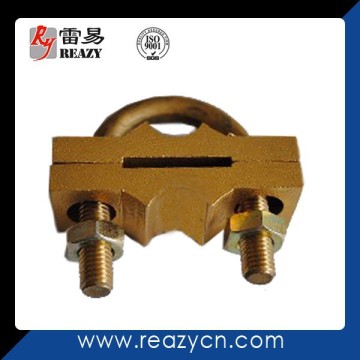 Copper U-Bolt rod to cable clamp