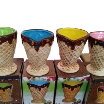 Christmas Porcelain Ice Cream Cup Designs for Gifts