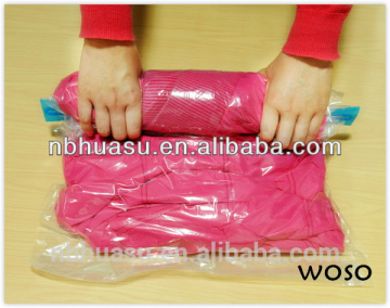 transparent rolling vacuum bags clothes