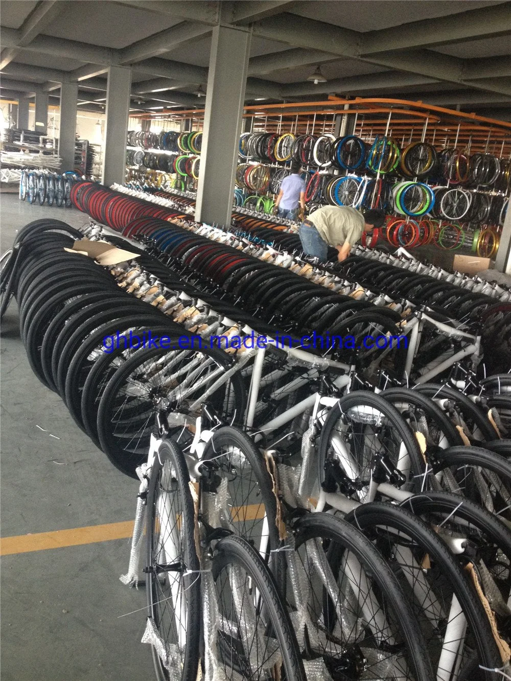 700c Single Speed Silver Color Hi Ten Steel Racing Bicycle Sports Bikes Cycling Fixed Gear Bikes