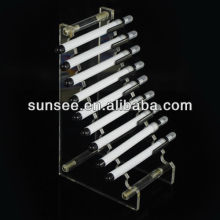 Transparent new design acrylic desktop pen holder