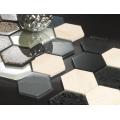 Tuile de mosaïque verre Spray froid hexagone