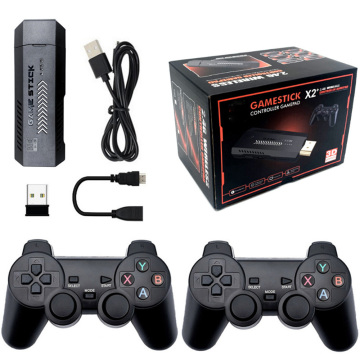 X2 Plus 4K Retro Game Stick - 30000+ Games, 2 Wireless Controllers