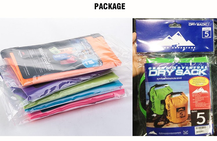 Can Customize Wholesale Waterproof Foldable Backpack Dry Bag Overboard Bag