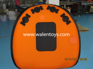 towable water tube, inflatable towable, towable boat tube