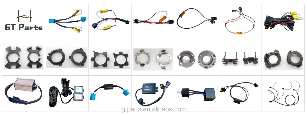 T10 3.2W LED light Canbus Anti Flicker Decoder Warning Canceller Error Free Resister Adaptor Plug Wire Harness