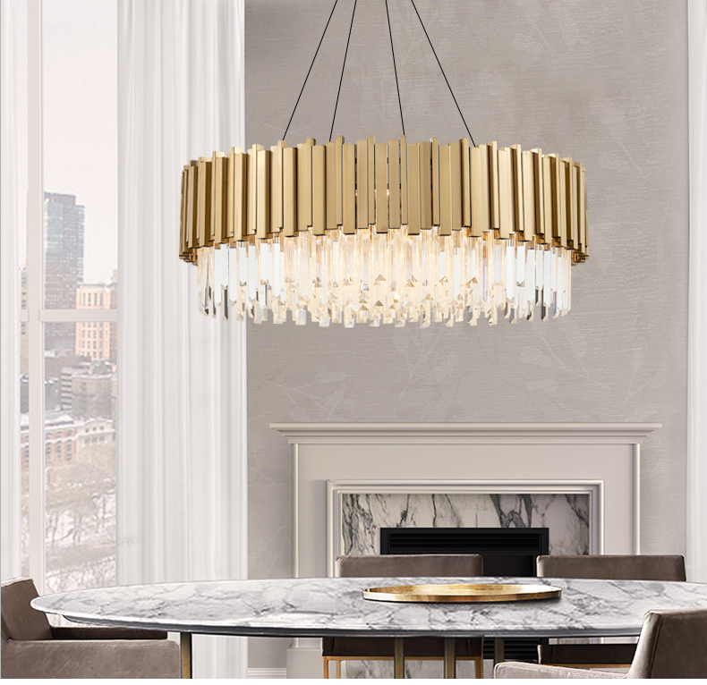 Luxury Modern Light Round Chandeliers For Living Rooms And Hotels, High ...