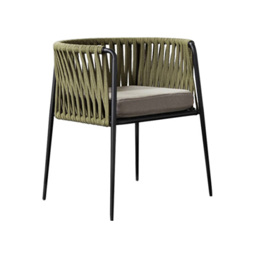 Rope Woven Veranda Furniture for Patio and Garden Dining Cafes