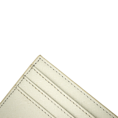 Slim Card Holder Custom Promotional Saffiano Leather Card Holder for Gift Manufactory