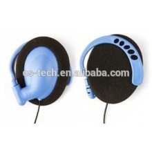 Ear hook multi colour computer earphone,stereo sport headphone