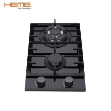 Tempered Glass 2 Burner Gas Hob with CE & ETL Certificates
