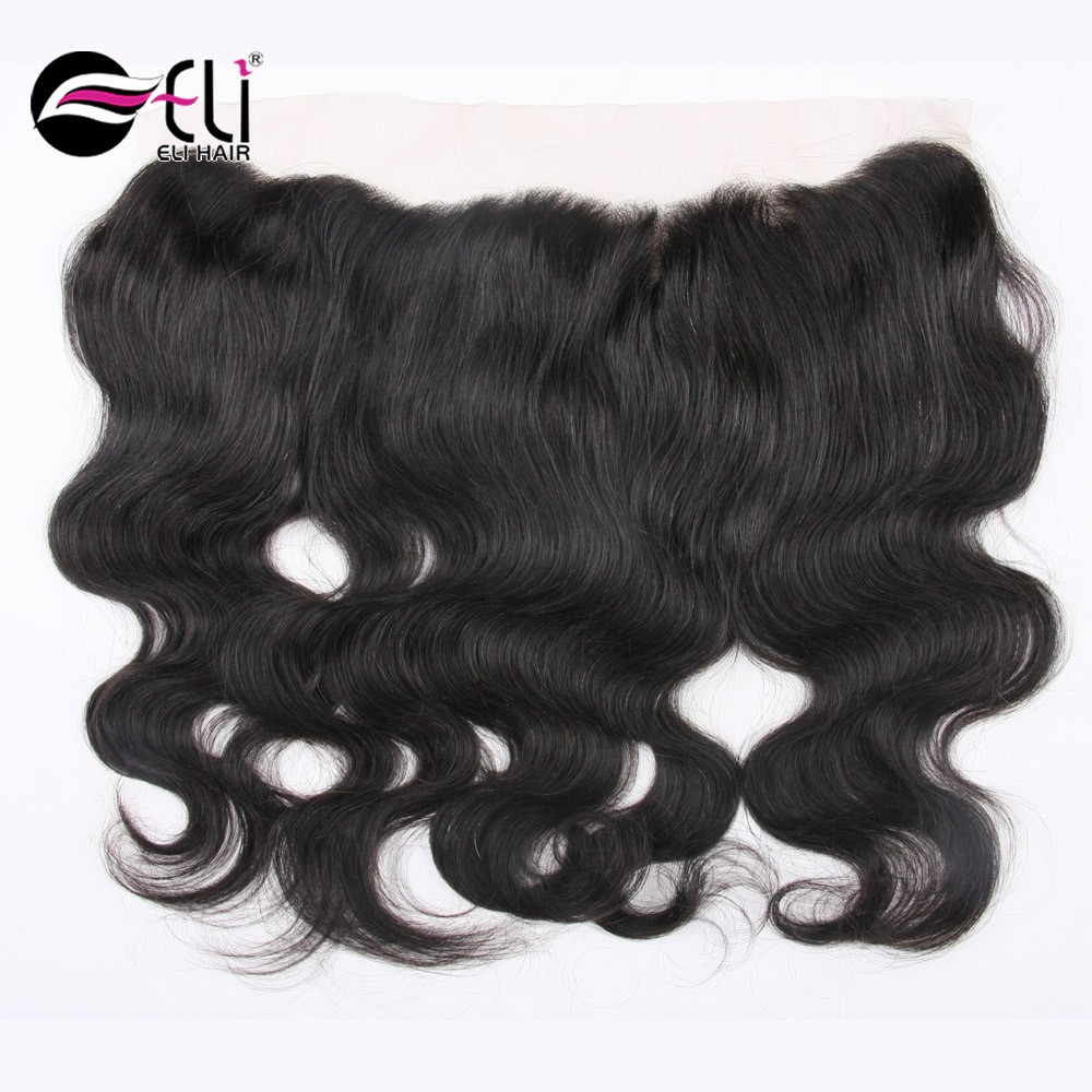 Eli 13x4 Nature lace closure, Brazilian Hair closure,Lace Frontal Silk Base Closure