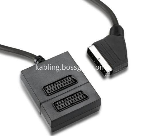 scart to 2 scart adapter