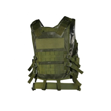 Mens Hunting Blue Molle Multicam Tactical Vest with Multi-Pockets