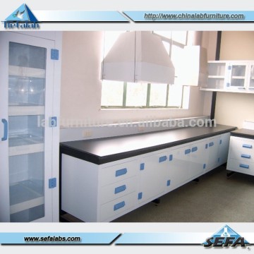 Laboratory table lab furniture floor mounted PP lab work bench