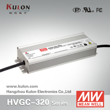 Meanwell HVGC 320w 2100ma waterproof time dimming led driver