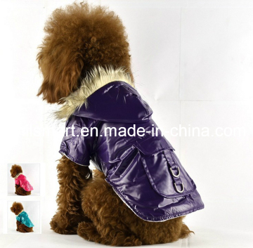 Dog Outerwear Fleece Hooded Jacket