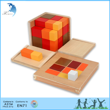 2016 Montessori School kids geometry wooden Math games for kids