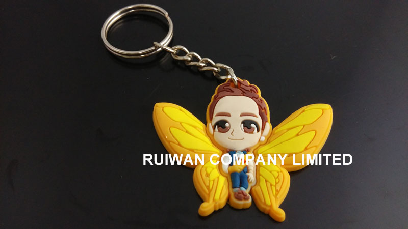 Custom PVC Rubber Souvenir Keychain