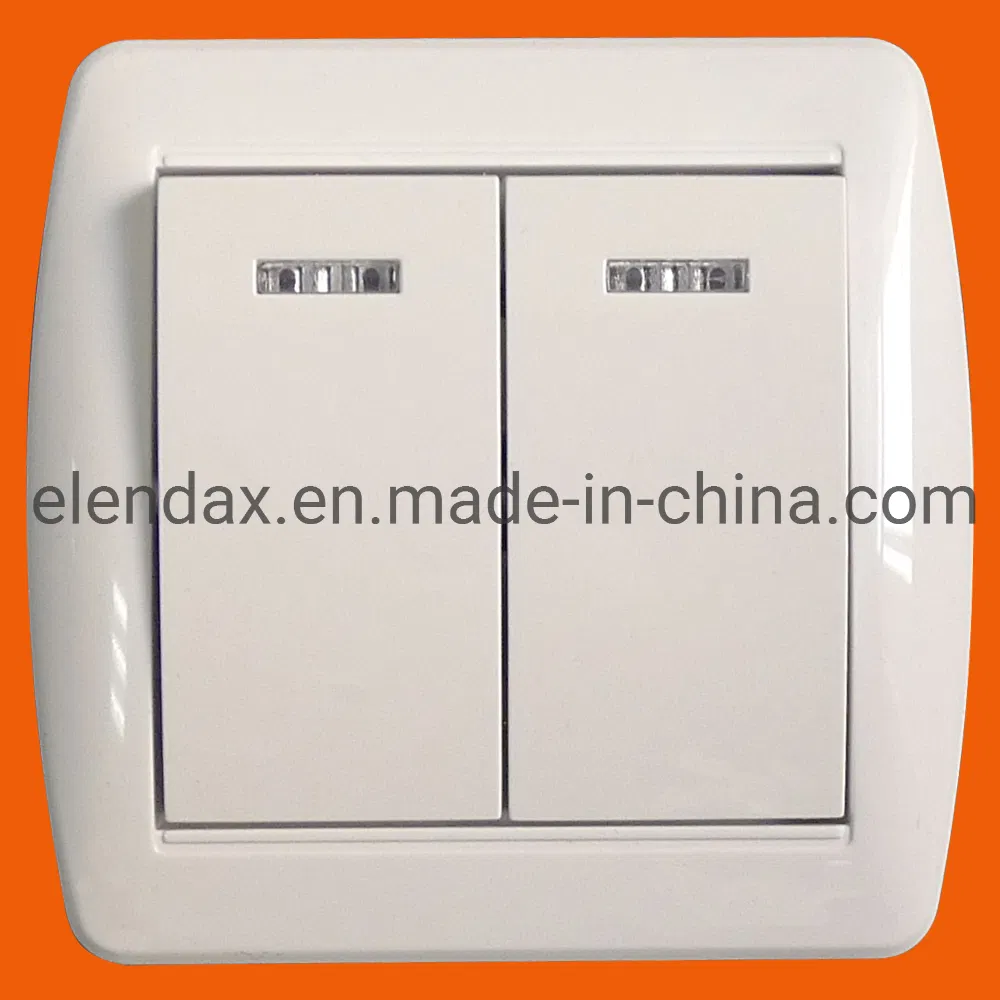 Toma de pared estándar alemana sin tierra (S8009)