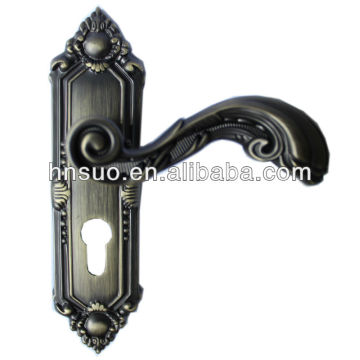 European lever handle garage design door handle lock