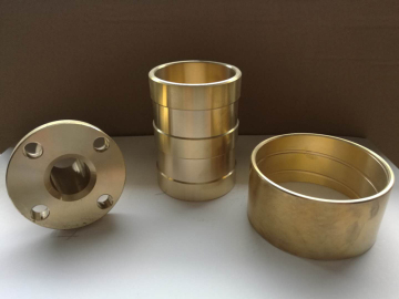 Custom CNC Machining Flange Brass Bushing Bushes