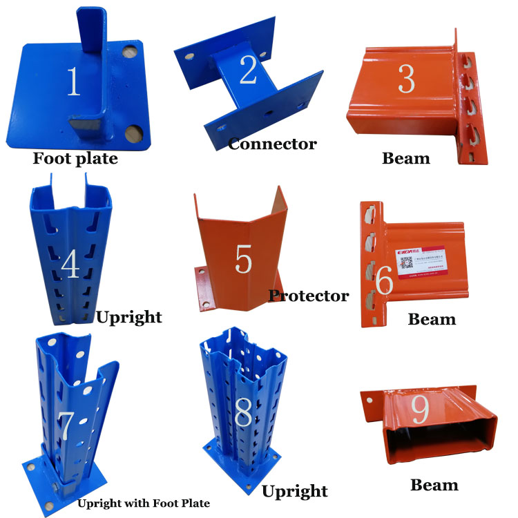 Industrial Load Pallet Storage Rack Shelf Panel Making Machine Upright Roll Forming Machine