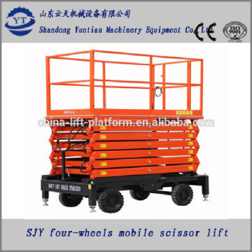 Cheap mobile scissor lift elevator portable hydraulic scissor car lift