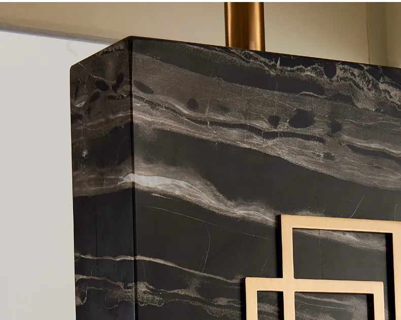 Elegant Marble Table Lamp for Living Room and Bedroom Decor