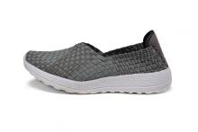 Striped Soft Fabric Upper Light Weight Style Slip-ons