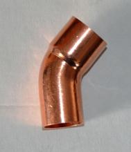 Copper 45 degree elbow CxC WROT