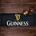 Guinness Bar Mat Soft PVC Drip Bar Runners