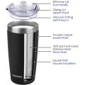 Durable Insulated Stainless Steel Coffee Mug with Lid